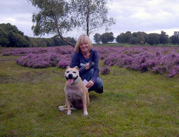 Beckie & Pepper in the New Forest.