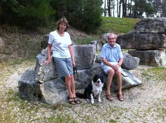Irene, Charlie & Jade, enjoying a Geoscope in France, on their way from Ciudad Quesada in Alicante to Scotland.