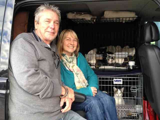 Kev, Alison, Daisy, Jack and Eddie, on their journey from Sheffield to their new home in Orihuela in Spain.