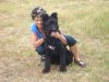 Den & Bruno, enjoying a walk in France, on his way from southern Spain to his new home in Wiltshire, UK.