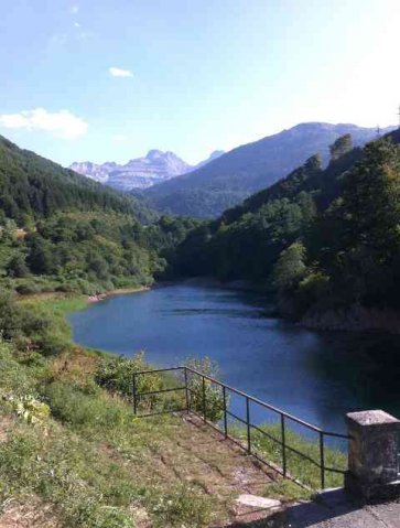 A pretty little lake in the French Pyrenees.