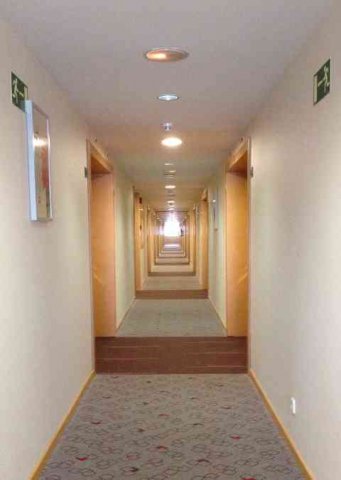 A hotel corridor .. or out of 'The Shining'?