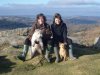 Jan, Pip, Den & Juli, taking a walk on Dartmoor.