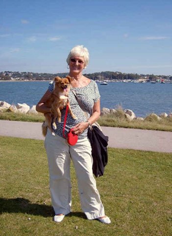 Ann & Lagar just arrived off the ferry, on their journey from Torrepacheco in Spain to Derbyshire.