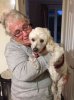 Sheila and Bobs, just arrived back in Tongham in Surrey, after their journey from Algorfa in Alicante, Spain.