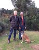 Paul, Margaret and Tula enjoying a break in C.Portugal, on their way from Sheffield to their new home in Ansiao.