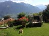 Juli enjoying his newly-found friends' garden, in Switzerland.
