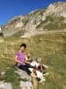 Den, Freddie, Coco and Julio, enjoying a break in The Pyrenees on their way from S.Spain to the UK.