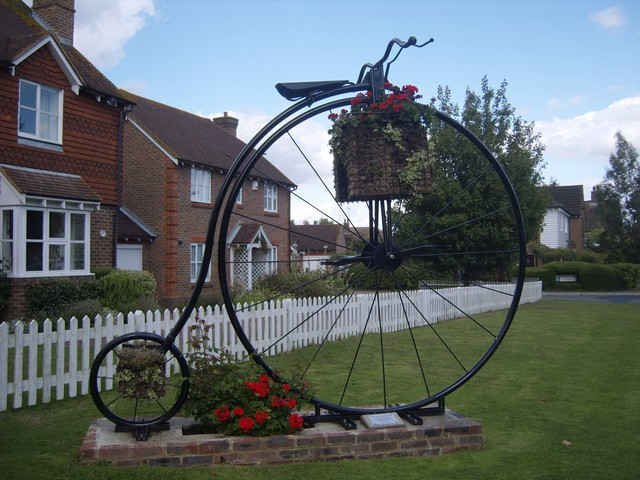 Penny Farthing bike in Sussex.