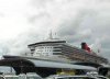 The QM2 docked at Southampton for the Diamond Jubilee, June 2012.