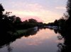 Sunset near Port Meadow, Oxford.