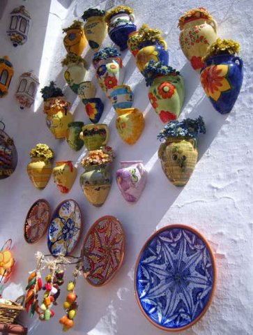 Pretty wall-ceramics in Mijas, southern Spain.