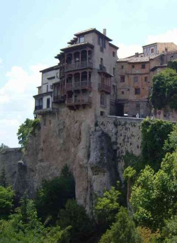 'The Hanging Houses' at Cuenca, Spain.