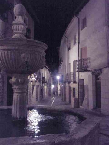 Another lovely old street at night in Pastrana, Guadalajara, Spain.