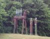 Unusual statue, seen in Ashford, Kent.