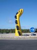 This is a different kind of roundabout ornament! (in France)